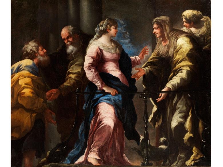 Mary Elizabeth Visits by Luca Giordano