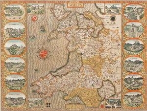 Wales - Jodocus Hondius