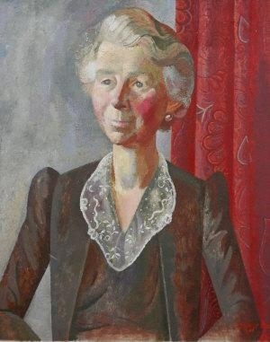 Reginald Brill | Portrait of an Eldery Lady (1946) | MutualArt