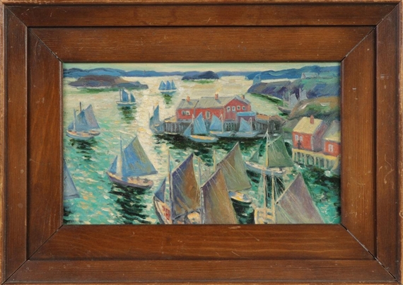 Study for "In the Path of the Sun" by Jonas Lie