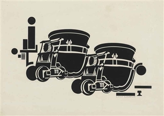 Wheels and Gears - Louis Lozowick