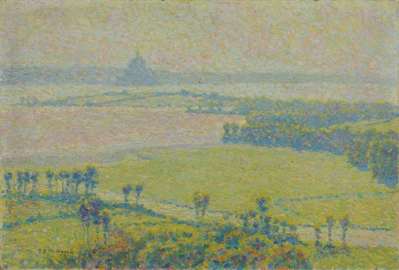 Mont Saint Michel by Thomas Buford Meteyard, circa 1890