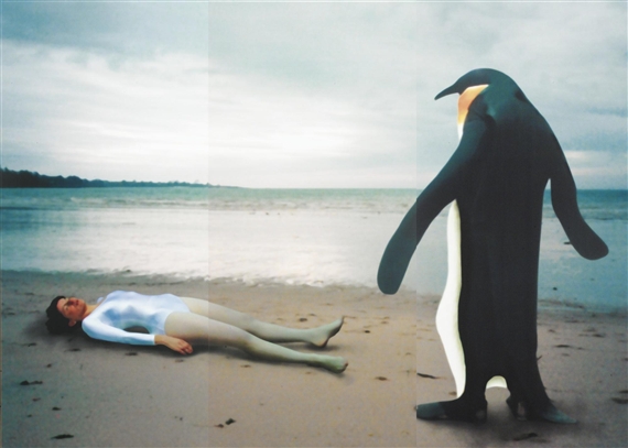 LA PLAGE (TRIPTYQUE) by Xavier Veilhan, 1997-1998