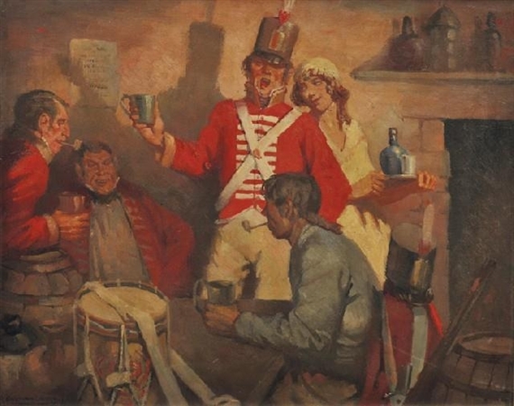 The Tavern by Raymond Lindsay, 1930