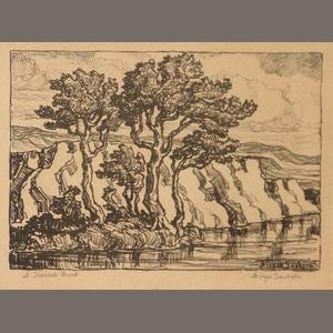 A Kansas Creek by Birger Sandzén, Circa 1931