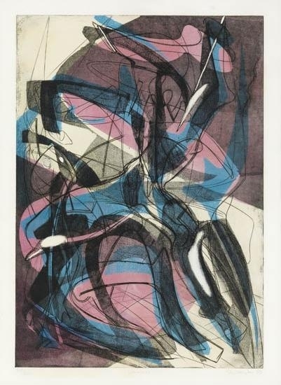 Warriors by Stanley William Hayter, 1953