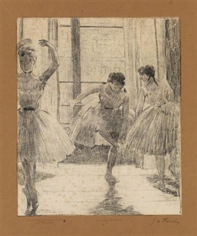 Degas Edgar | 2 Works: La Sortie de Bain; La Toilette de Danseuse (1888 ...