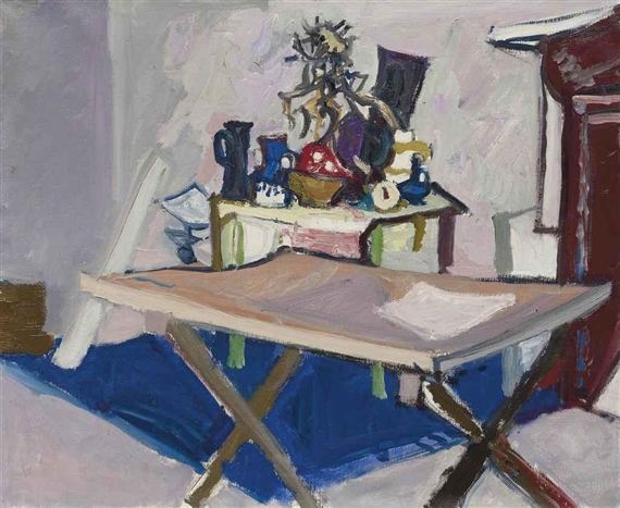 Atelierinterieur, 1954 by Max Gubler