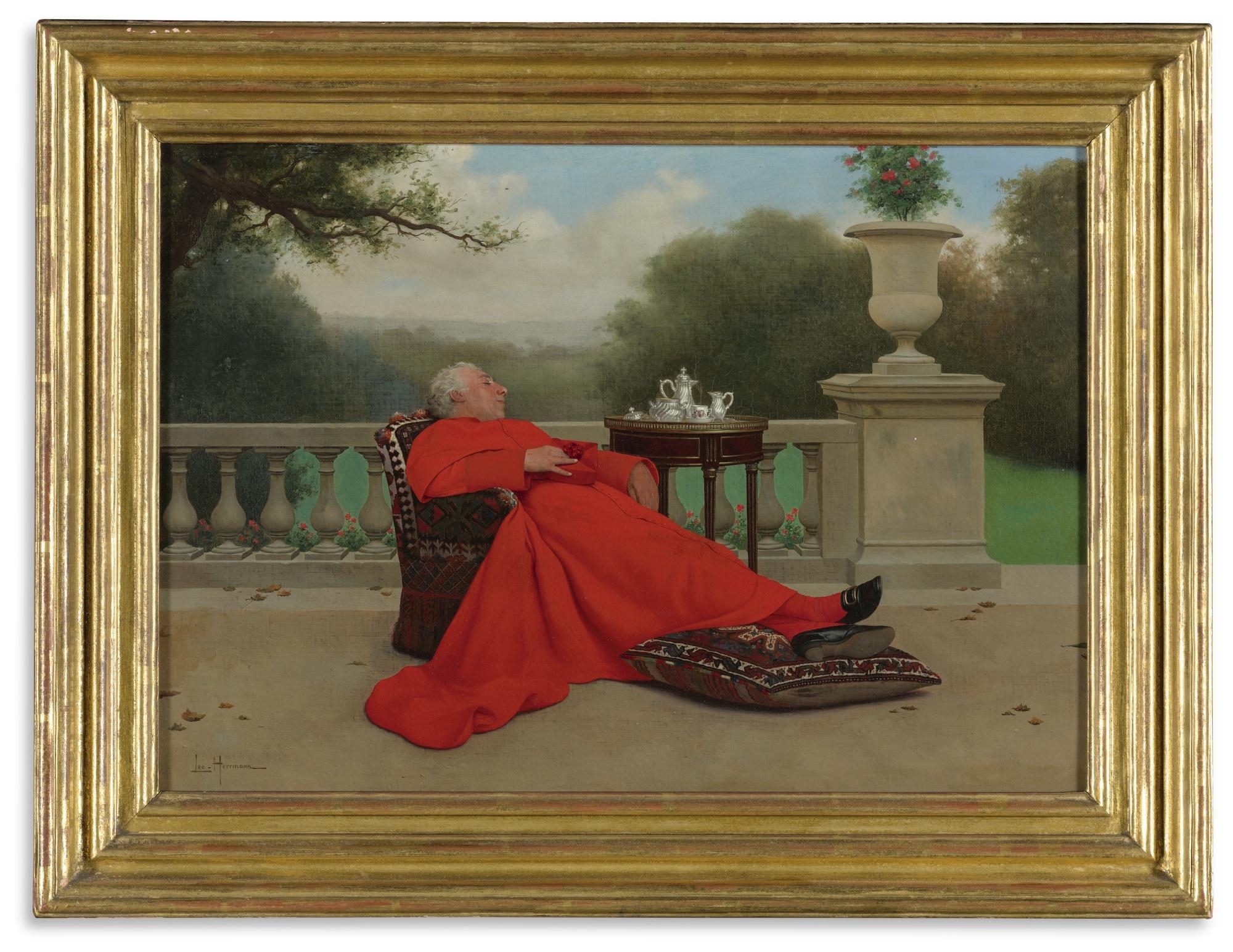 Léo Hermann | The Cardinal's Nap | MutualArt