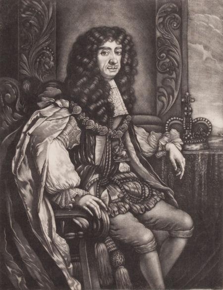 Artwork by Pieter Schenk, Carolus II, Made of Etching