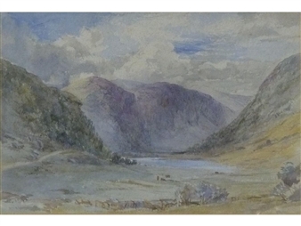 2 Works: Glendalough, Co. Wicklow; Untitled - Arthur Maddock