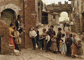 A captive audience - Arcangiolo Birelli