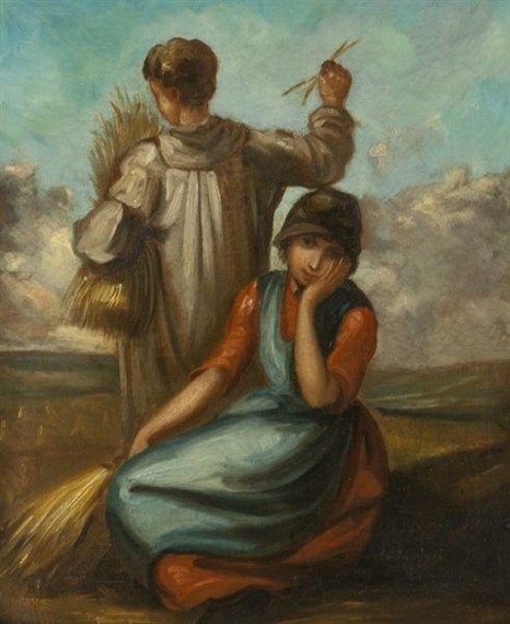 The Hay Gatherers by Edward John Cobbett
