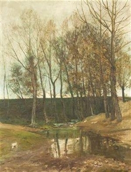 Dam of Okoř Pond - Otakar Lebeda