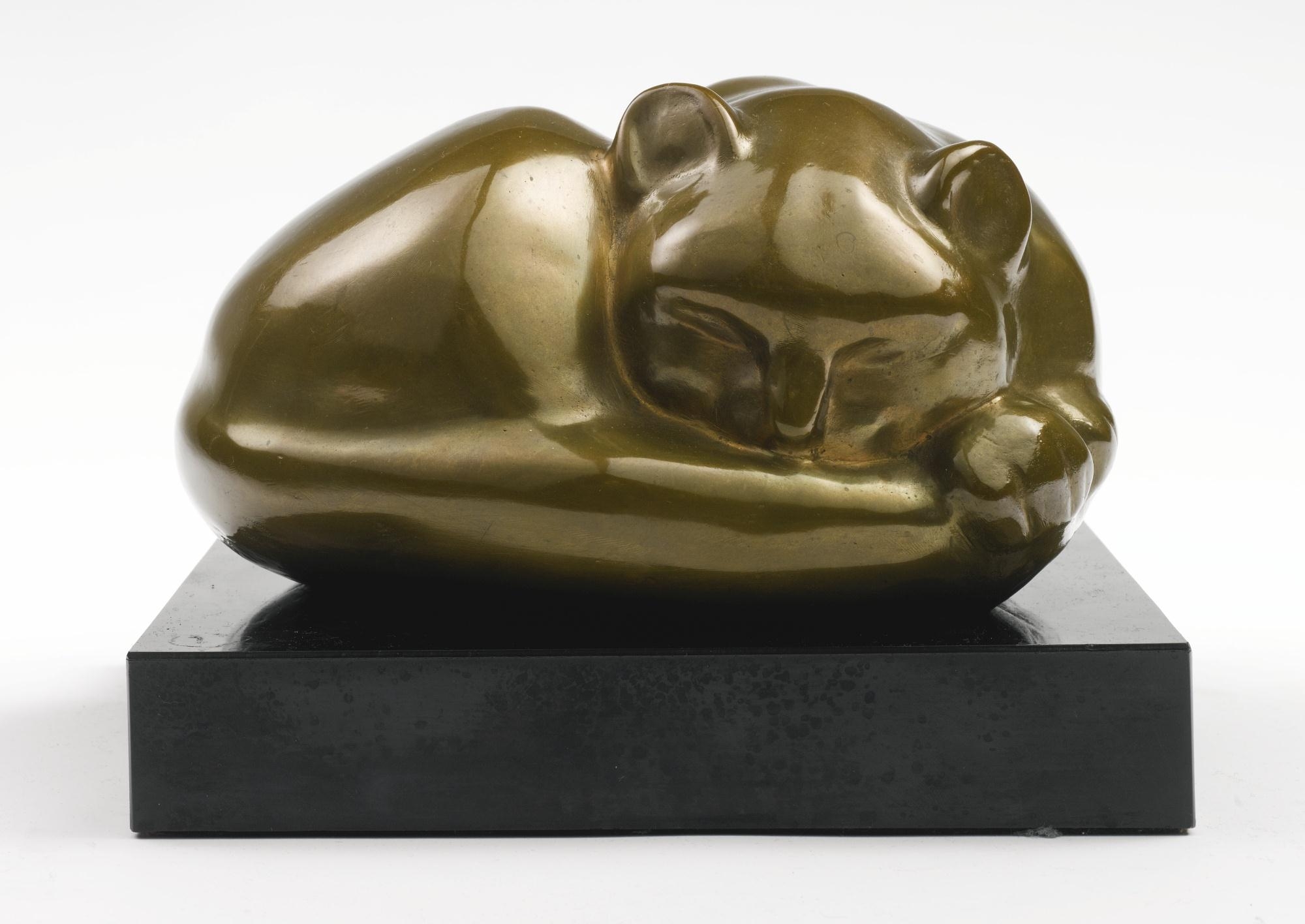 William Zorach (1887-1966) , Sleeping Cat