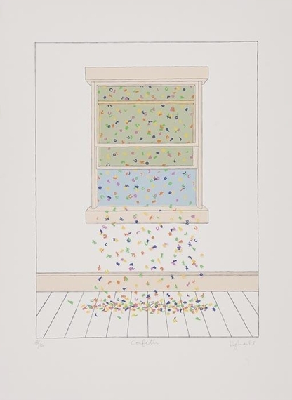 Confetti by Patrick Hughes, 1983