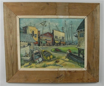Fishing Village - Viki Rakoff