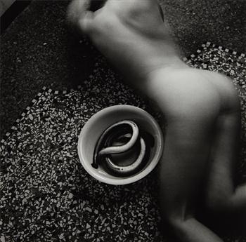 Untitled from the Eel Series, Rome by Francesca Woodman, 1977-1978