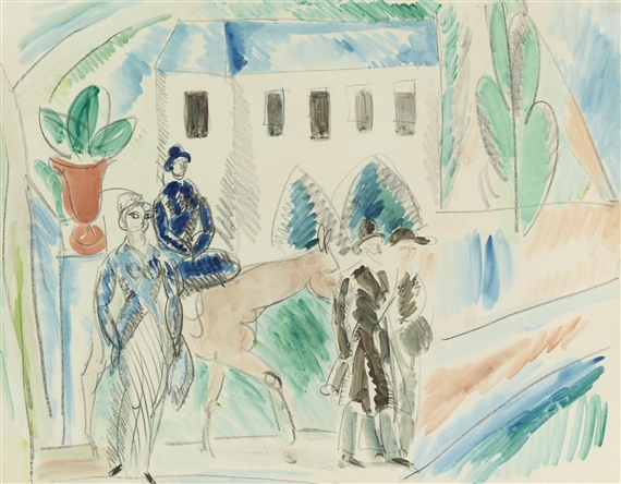 Raoul Dufy | Promenade au bois (1913) | MutualArt