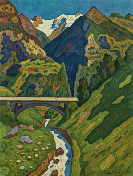 Vall&egrave;e vaudoise, le viaduc by Henri Liénard de Saint-Délis