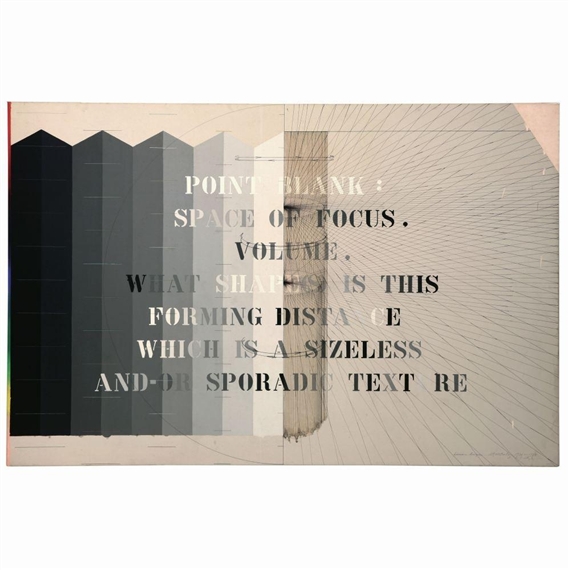 LINEAR BURPS 1977-1978 by Shusaku Arakawa, 1977-1978