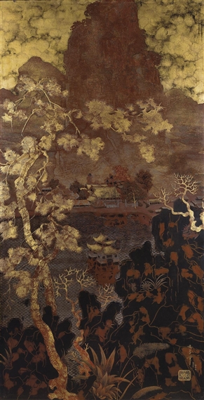 VIEW OF THE THAY PHUONG PAGODA by Pham Hau