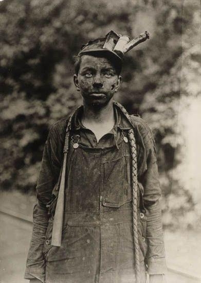 Young miner by Lewis Hine, 1908