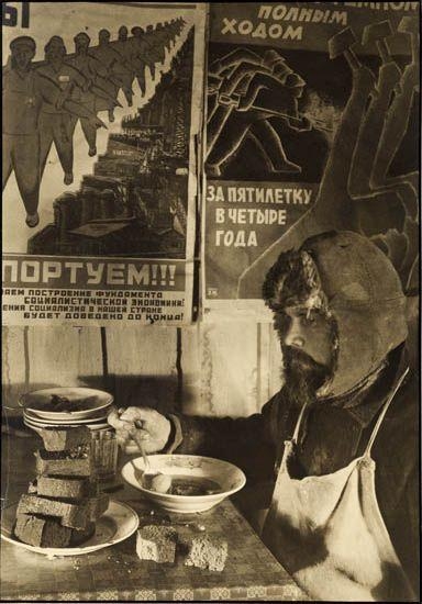 Soviet worker by Margaret Bourke-White, 1931