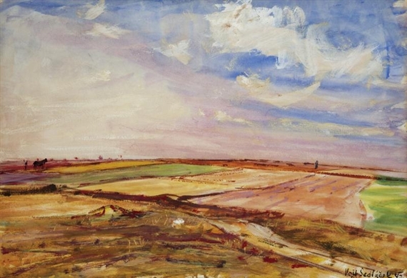 Landscape by Vojtěch Sedláček, 1947