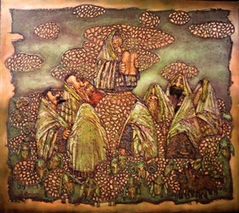 Moses with Ten Comandments - Ina Belous