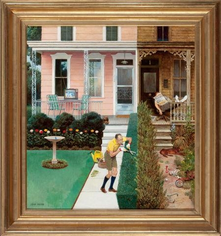 john-falter-sunday-gardening-the-saturday-evening-post-cover-1961