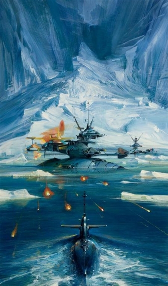 Demon 4 book cover by John Conrad Berkey, 1986