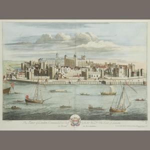 4 works: Country House engravings by Johannes Kip, Leendert Knijff