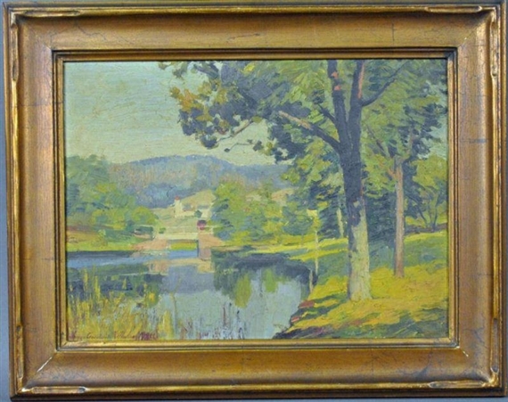 The Inner Cove, Hamburg by James Goodwin McManus, 1926