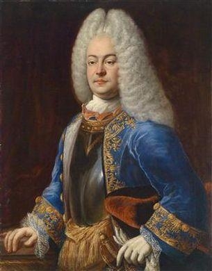 Artwork by Johann Conrad Eichler, Portrait of George Albert Cirksena, Fourth Prince of East Frisia (1690-1734), Made of oil on canvas