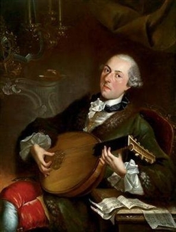 Portrait of the Composer Filippo della Casa (1737-1808) - Luigi Crespi