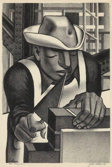 Trabajador by John Woodrow Wilson, 1951