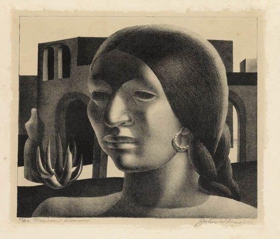 Mexican Woman by John Woodrow Wilson, 1951