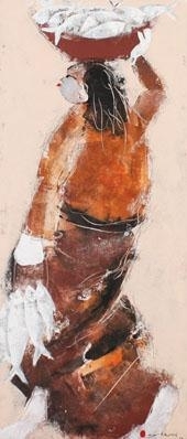 Pedagang Ikan by Kadek Suartika, 2012