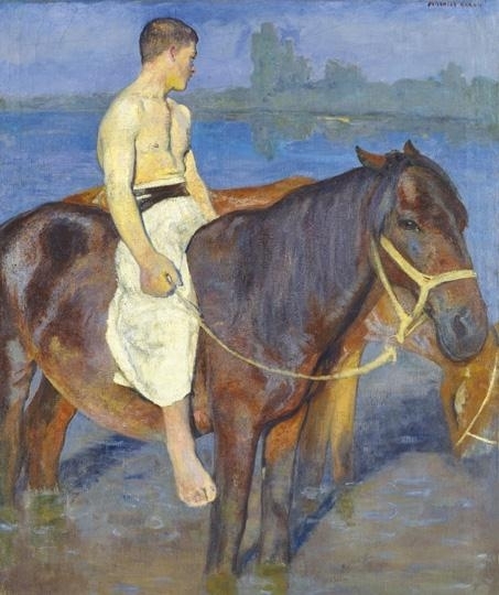 Boy at the Riverside, around 1900-1903 by Károly Ferenczy, circa 1900-1903