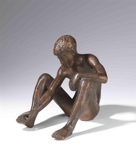 Zehspieler by Gerhard Marcks, 1942