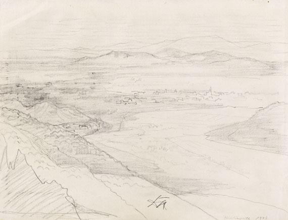 Artwork by Otto Dix, Überlinger See, Made of Pencil drawing