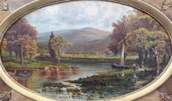 Port Chester, NY Landscape - Adelaide R. Husted