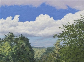 Blue Arrow, White Cloud - Kim Do