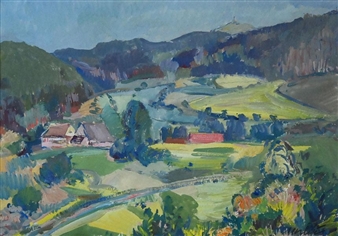 Valley Around Dubá - František Uhlíř