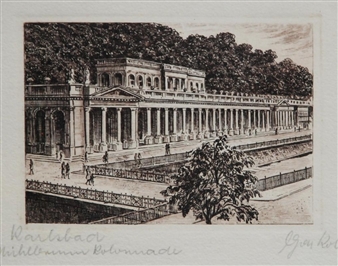 Karlsbad, Colonnade - Egon Kube