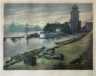 Embankment at Šítkovská Tower - Jaroslav Majer