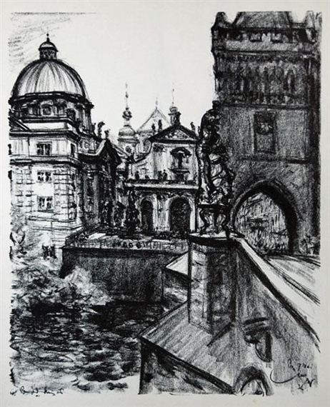 Křižovnické Square by Emil Stumpp, 1936