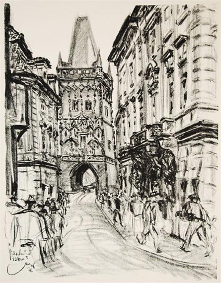 Powder Tower by Emil Stumpp, 1936