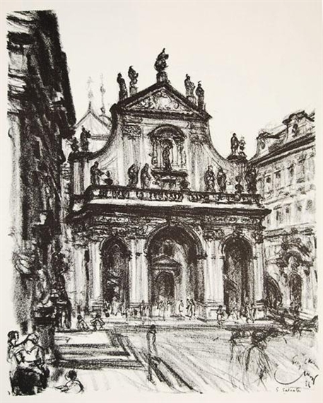 Church of St. Salvator by Emil Stumpp, 1936